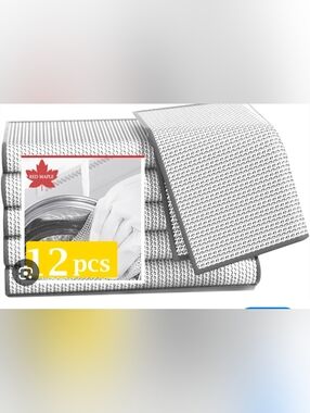 Dishwashing Clothes 12 Pack